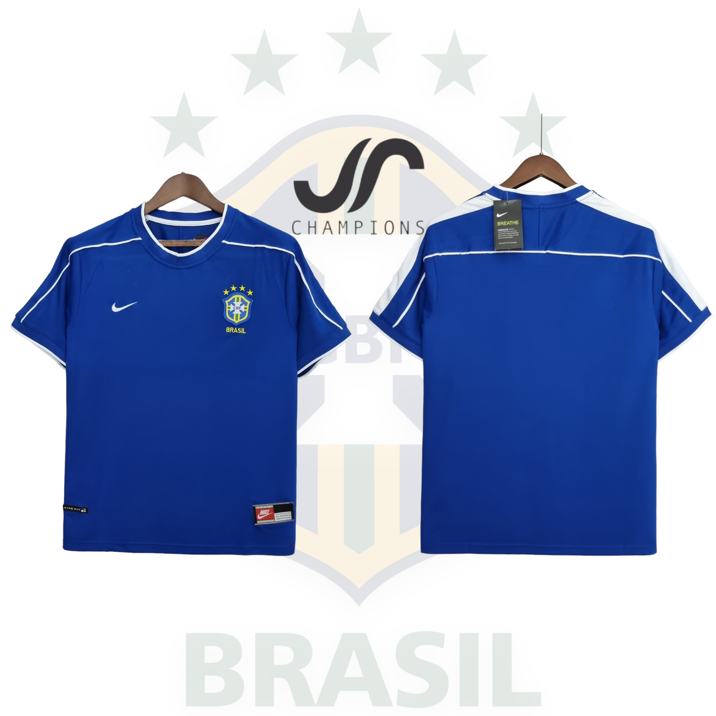 Brazil Home & Away 1998 Jerseys
