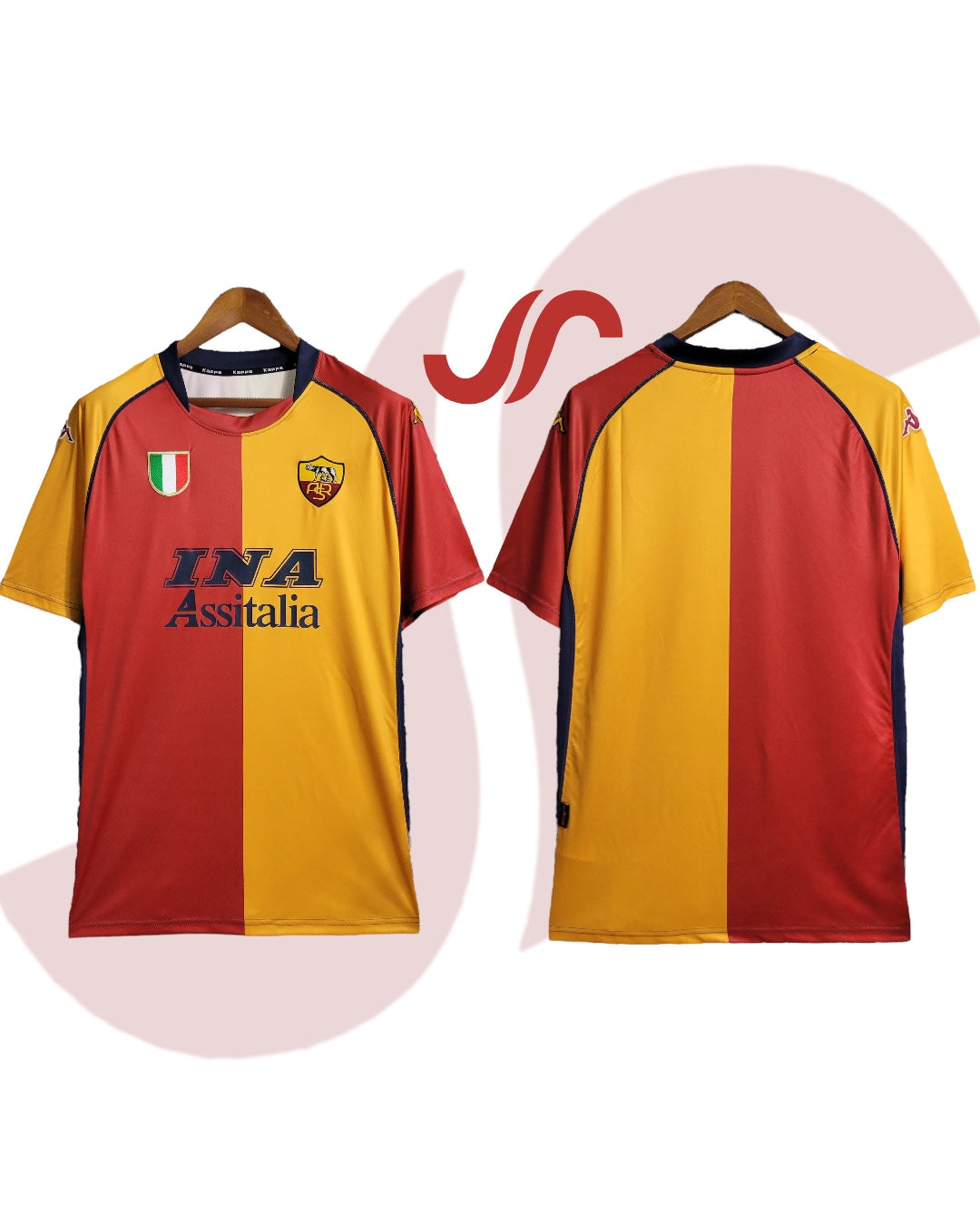 As Roma 00/01 Home Jersey