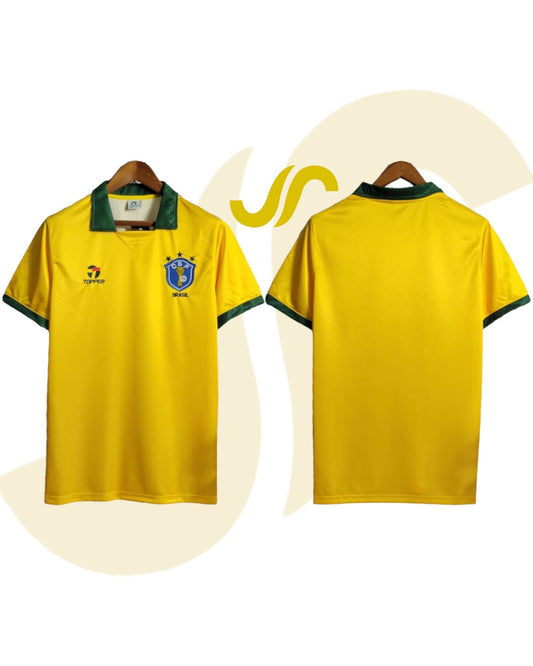 Brazil 1988 Home Jersey