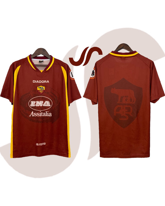 As Roma 97/98 Home Jersey