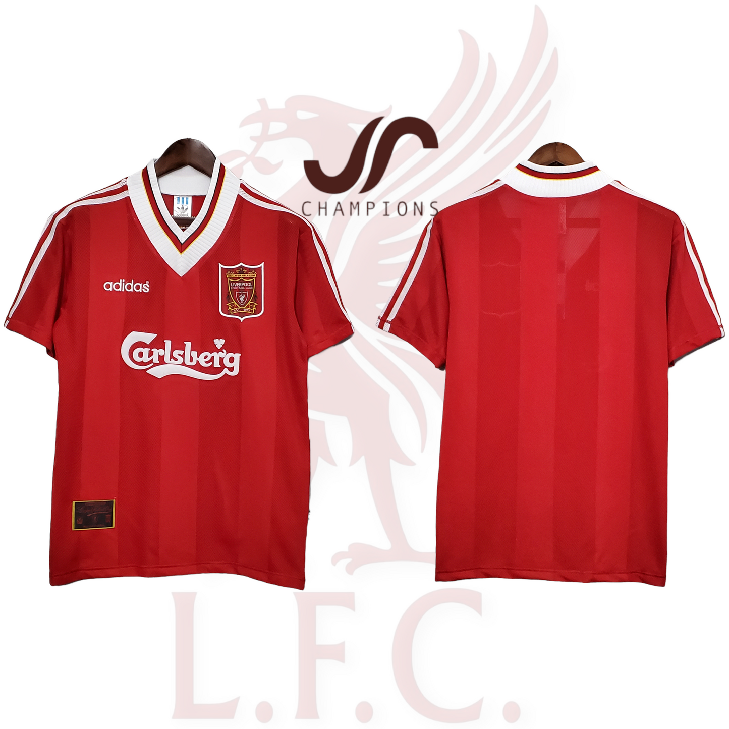 Liverpool Home & Away Jerseys 95/96