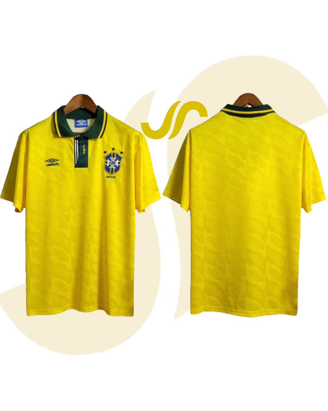 Brazil 91/93 Home Jersey