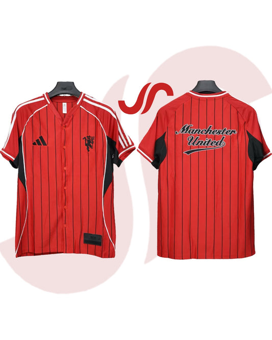 Man United Baseball Jersey see