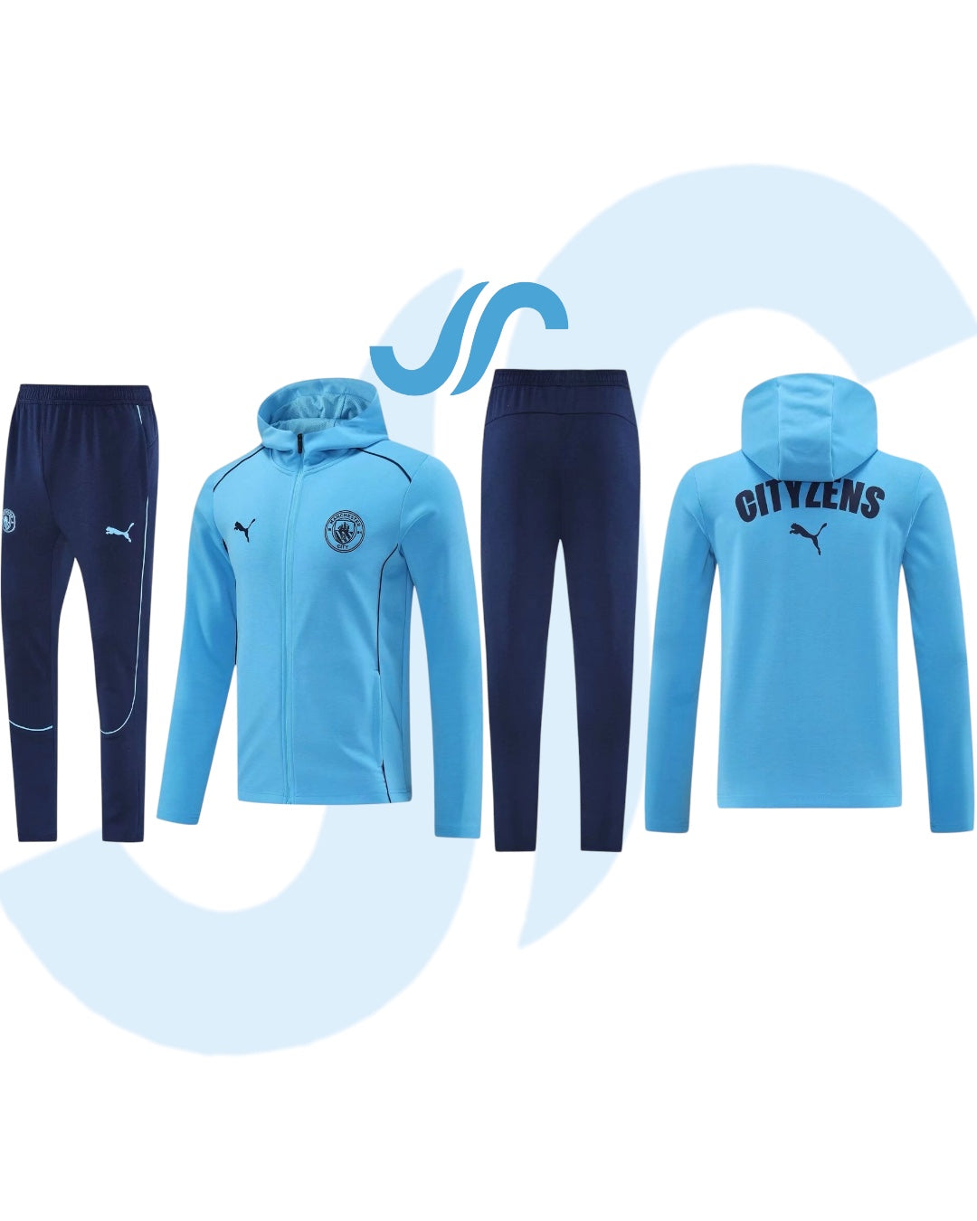 Manchester City Hoodie Set