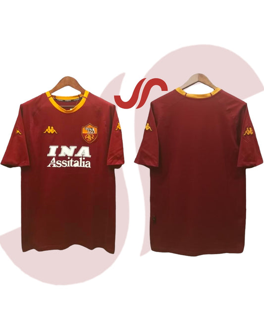 As Roma 00/01 Home Jersey
